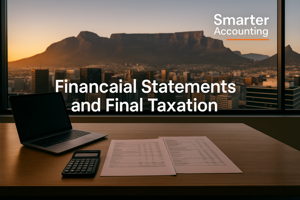 Annual Financial Statements & ITR14 – Cape Town year‑end accounting support.